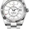 Rolex Sky Dweller 42mm 336934 White Oyster 2 Rolex Sky Dweller 42mm 336934 White Oyster -Omega Shop 336934 White Oyster
