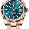 Rolex Sky Dweller 42mm 336935 Blue Green Oyster