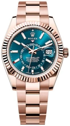 Rolex Sky Dweller 42mm 336935 Blue Green Oyster