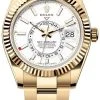 Rolex Sky Dweller 42mm 336938 White Oyster -Omega Shop 336938 White Oyster