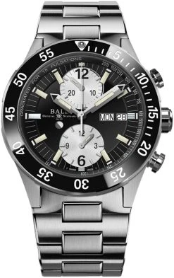 Ball Watch Roadmaster Rescue Chronograph 41mm DC3030C-S-BKWH