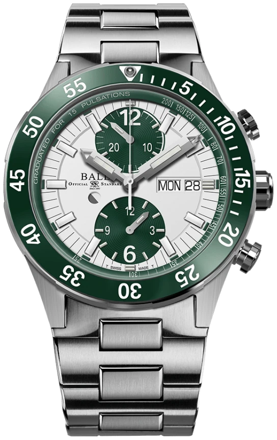 Ball Watch Roadmaster Rescue Chronograph 41mm DC3030C-S2-WH Ball Watch Roadmaster Rescue Chronograph 41mm DC3030C-S2-WH -Omega Shop DC3030C S2 WH