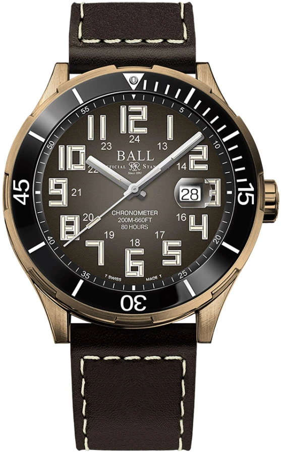 Ball Watch Roadmaster StarLight Bronze Date 43mm DD3072B-LC-BR Ball Watch Roadmaster StarLight Bronze Date 43mm DD3072B-LC-BR -Omega Shop DD3072B LC BR