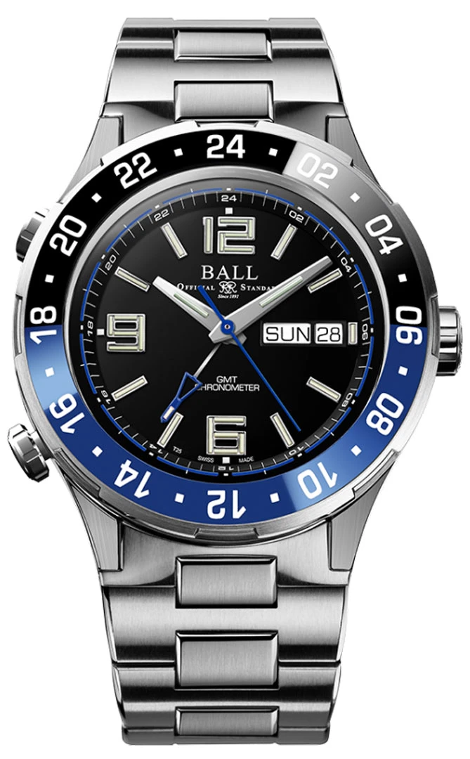 Ball Watch Roadmaster Marine GMT 40mm DG3000A-S1CJ-BK Ball Watch Roadmaster Marine GMT 40mm DG3000A-S1CJ-BK -Omega Shop DG3000A S1CJ BK