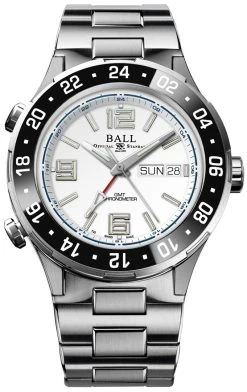 Ball Watch Roadmaster Marine GMT 40mm DG3000A-S7CJ-WH