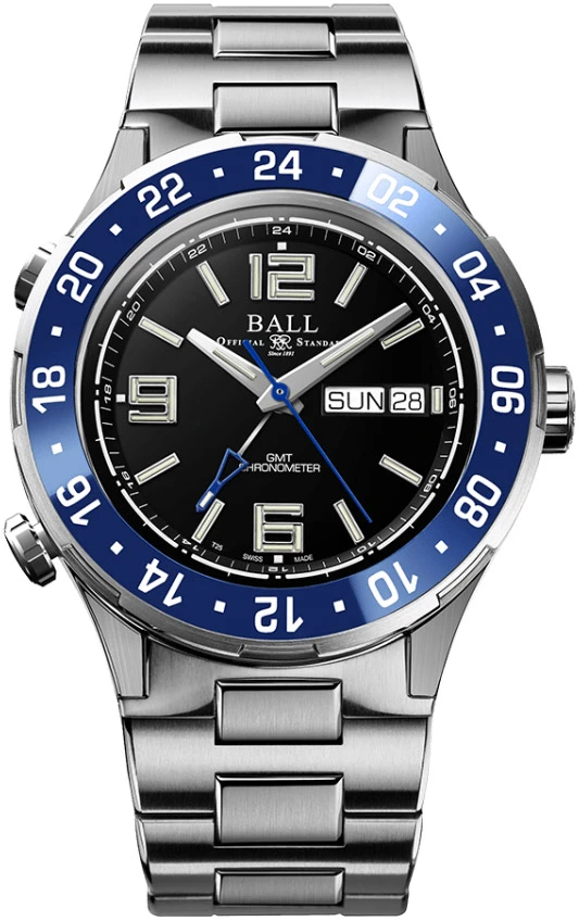 Ball Watch Roadmaster Marine GMT 40mm DG3030B-S6CJ-BK Ball Watch Roadmaster Marine GMT 40mm DG3030B-S6CJ-BK -Omega Shop DG3030B S6CJ BK