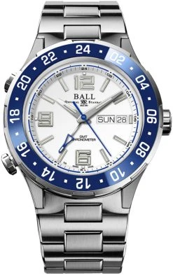 Ball Watch Roadmaster Marine GMT 40mm DG3030B-S6CJ-WH