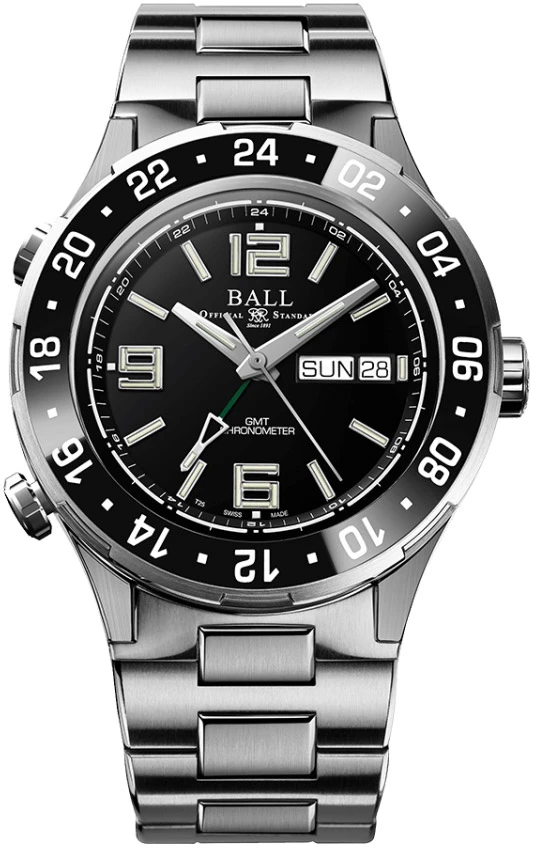 Ball Watch Roadmaster Marine GMT 40mm DG3030B-S7CJ-BK Ball Watch Roadmaster Marine GMT 40mm DG3030B-S7CJ-BK -Omega Shop DG3030B S7CJ BK