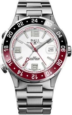 Ball Watch Roadmaster Pilot GMT 40mm DG3038A-S1C-WH
