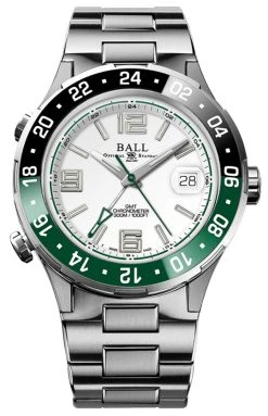 Ball Watch Roadmaster Pilot GMT 40mm DG3038A-S3C-WH
