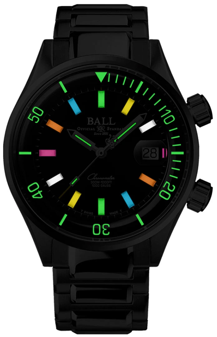 Ball Watch Engineer Master II Diver Chronometer 42mm DM2280A-S1C-GRR Ball Watch Engineer Master II Diver Chronometer 42mm DM2280A-S1C-GRR -Omega Shop DM2280A Rainbow Luminosity S 3