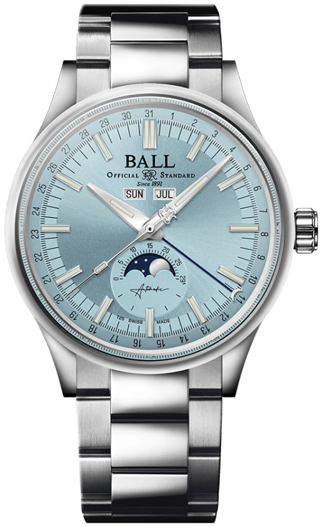 Ball Watch Engineer II Moon Calendar 40mm NM3016C-S1J-IBE Ball Watch Engineer II Moon Calendar 40mm NM3016C-S1J-IBE -Omega Shop NM3016C S1J IBE