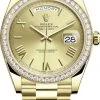 Rolex Day-Date 40mm Yellow Gold 228348RBR Champagne Roman