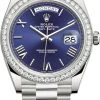Rolex Day-Date 40mm White Gold 228349RBR Blue Roman -Omega Shop Rolex Day Date 40 228349RBR Blue Roman