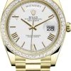 Rolex Day-Date 40mm Yellow Gold 228398TBR White Roman -Omega Shop Rolex Day Date 40 228398TBR White Roman