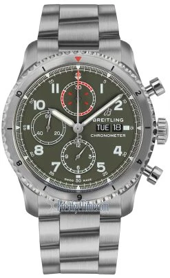 Breitling Aviator 8 Chronograph 43 Curtiss Warhawk A133161a1L1a1