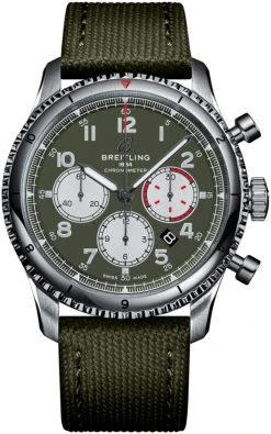 Breitling Aviator 8 B01 Chronograph 43 Curtiss Warhawk Ab01192a1L1x1