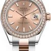 Rolex Lady Datejust 28mm Stainless Steel And Everose Gold 279381RBR Rose Index Oyster 2 Rolex Lady Datejust 28mm Stainless Steel And Everose Gold 279381RBR Rose Index Oyster -Omega Shop m279381rbr 0024